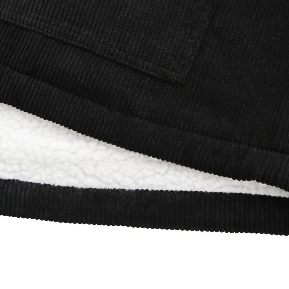 Jakets for Men Hooded Fleece Warm Fuzzy Sherpa Lined Winter Coat Size M - Picture 5 of 7